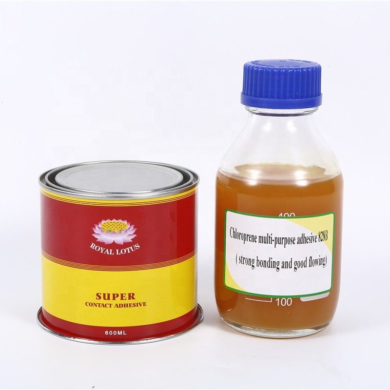 Yellow All Purpose Adhesive High Strength Contact Adhesive For Carpet Leather Sponge